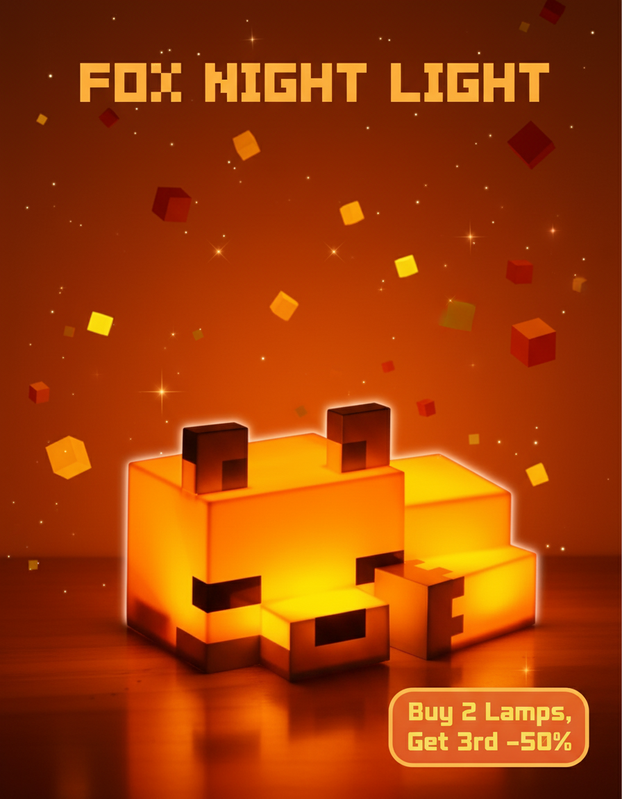 Minecraft Fox Light LED