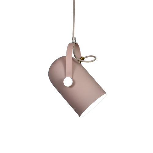 Suspension Métal Rose