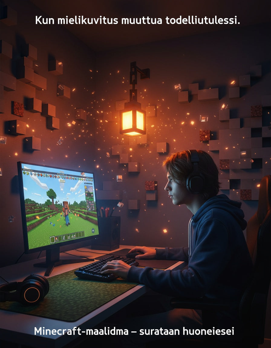 Pixel Lantern™ – LED-lohkolamppu | 16 väriä ja kaukosäädin