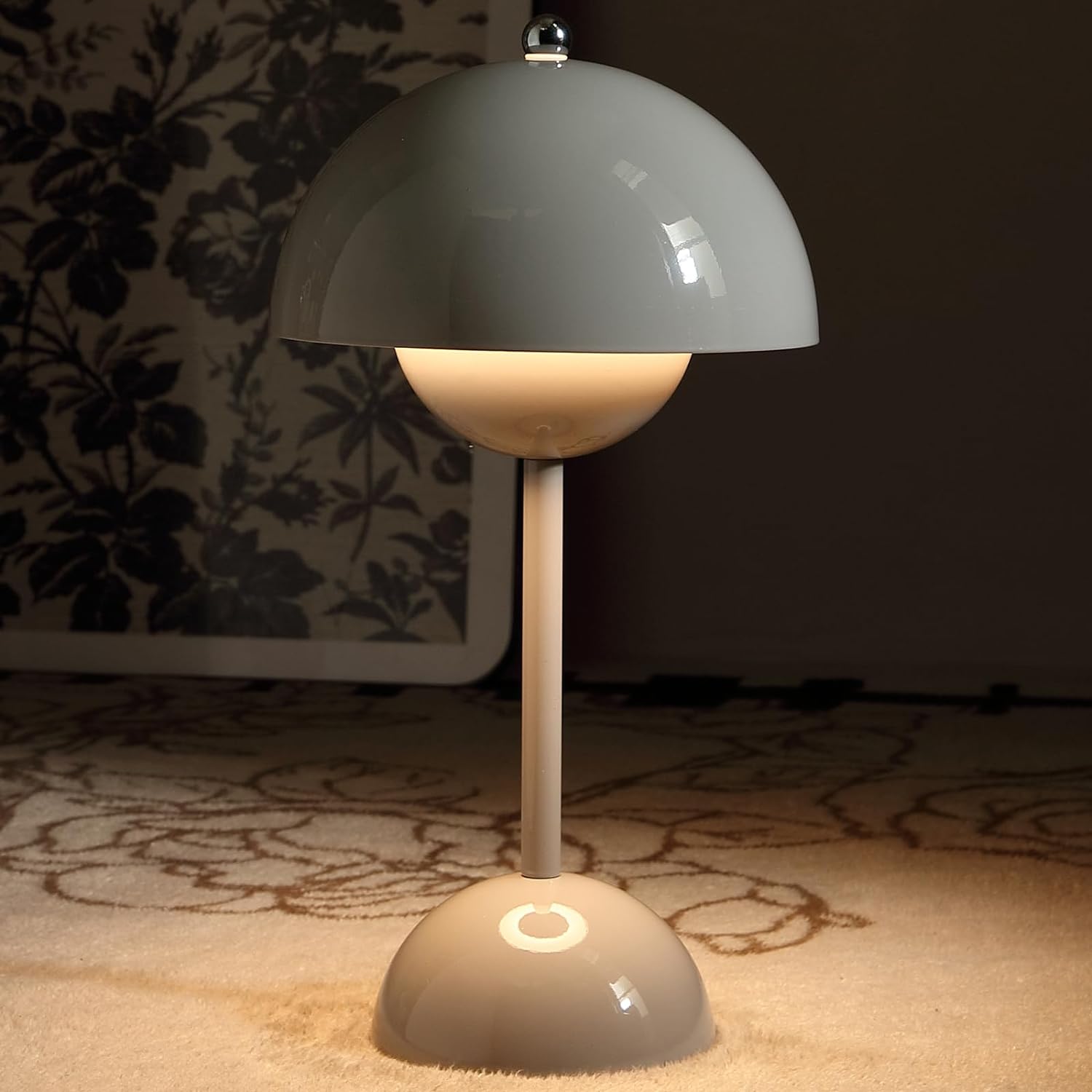 Lampe Champignon  - Gris