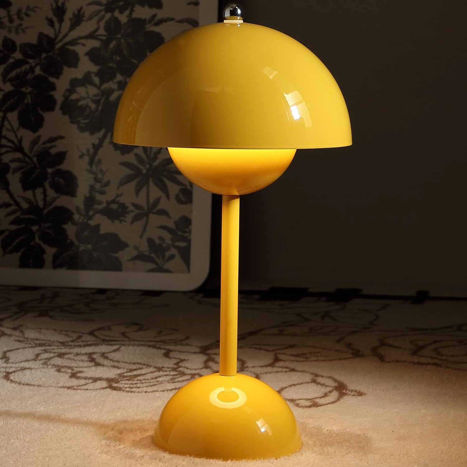 Lampe Champignon  - Doré