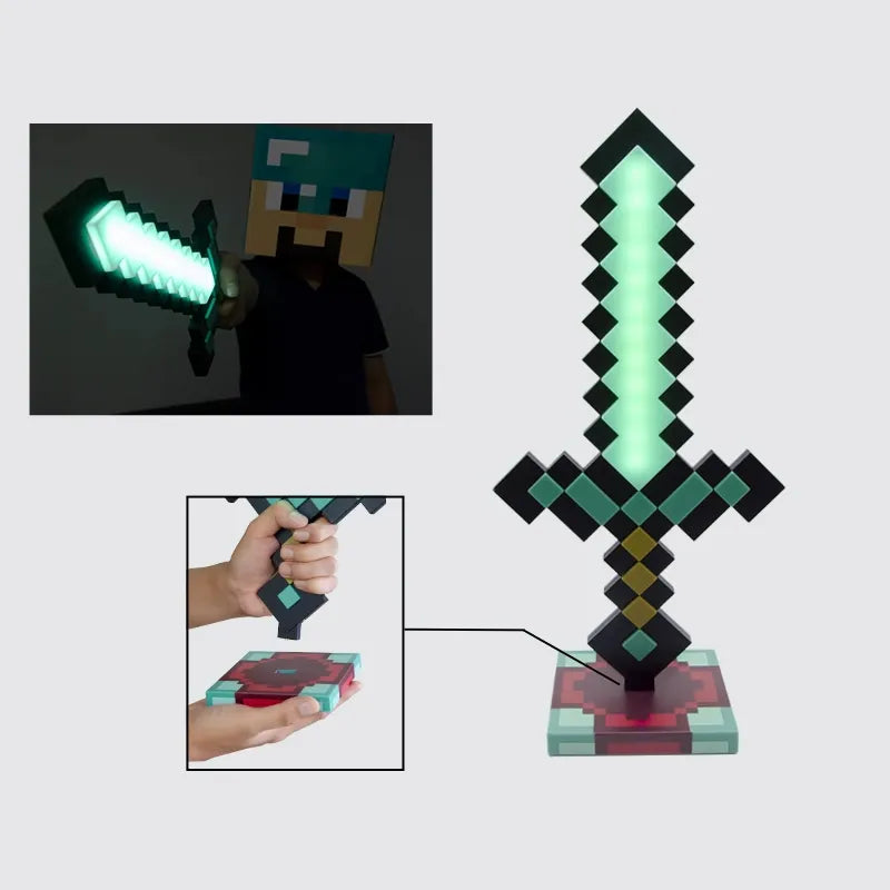 Minecraft Diamond Sword Light LED