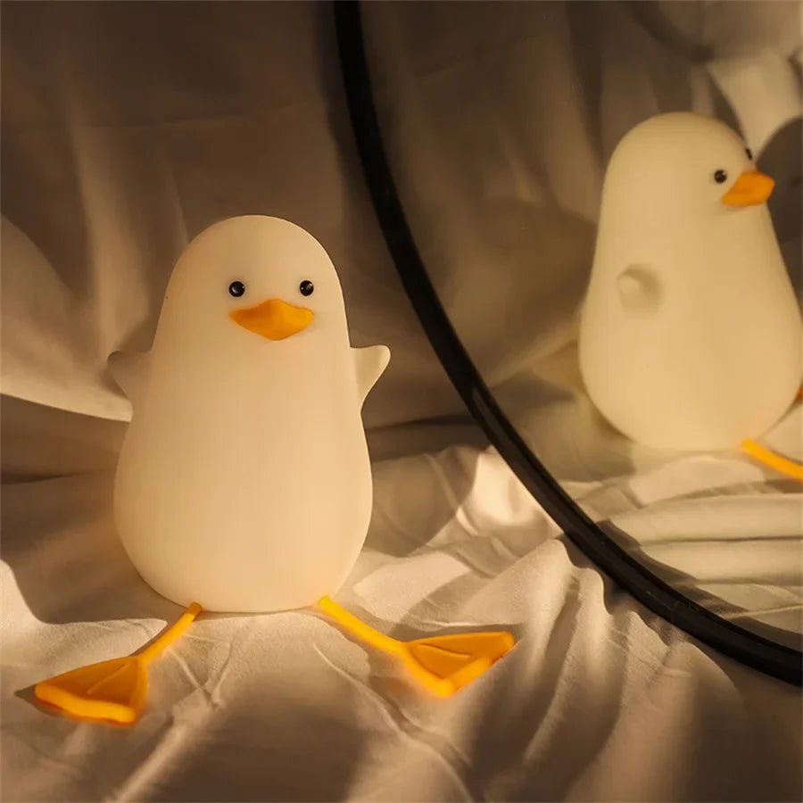 Lampe de Chevet - Doux Rêveur Canard en Silicone