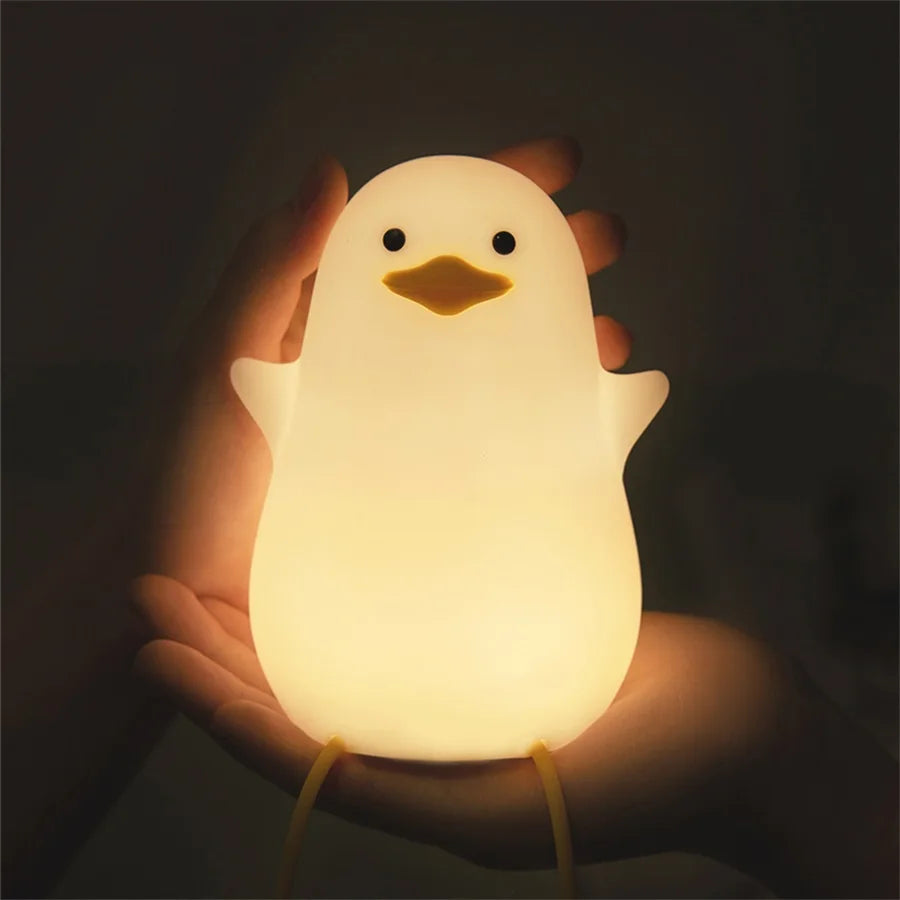 Lampe de Chevet - Doux Rêveur Canard en Silicone