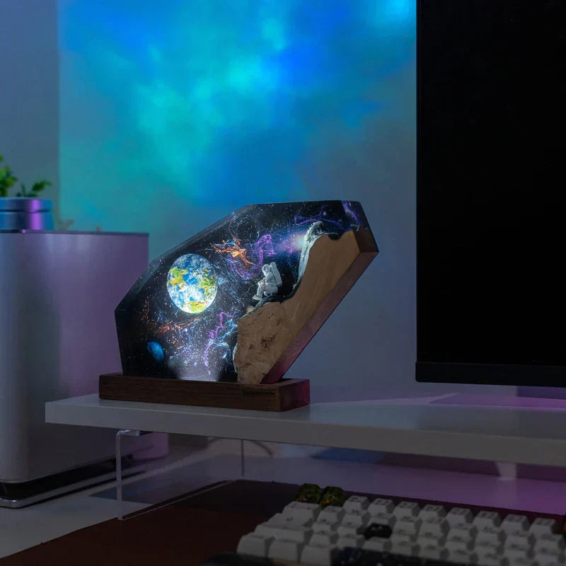 Lampe de Chevet - Éclats de la Caverne Océanique