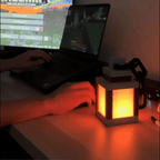 Pixel Lantern™ – LED Block Lamp | 16 Colors & Remote Control