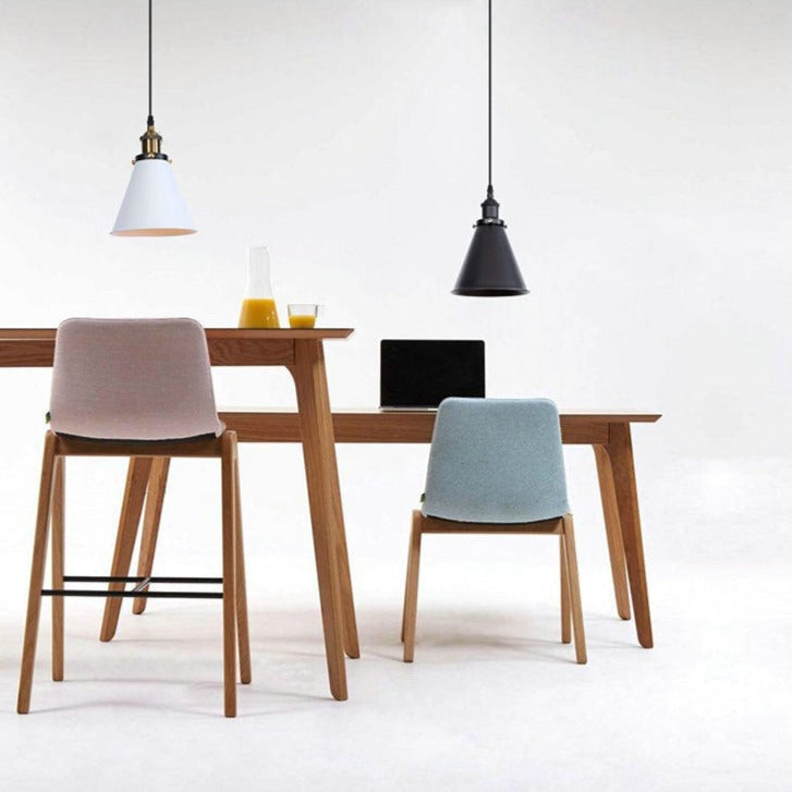 Suspension industrielle avec abat-jour conique en métal Shorah