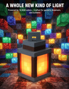 Pixel Lantern™ – LED Block Lamp | 16 Colors & Remote Control
