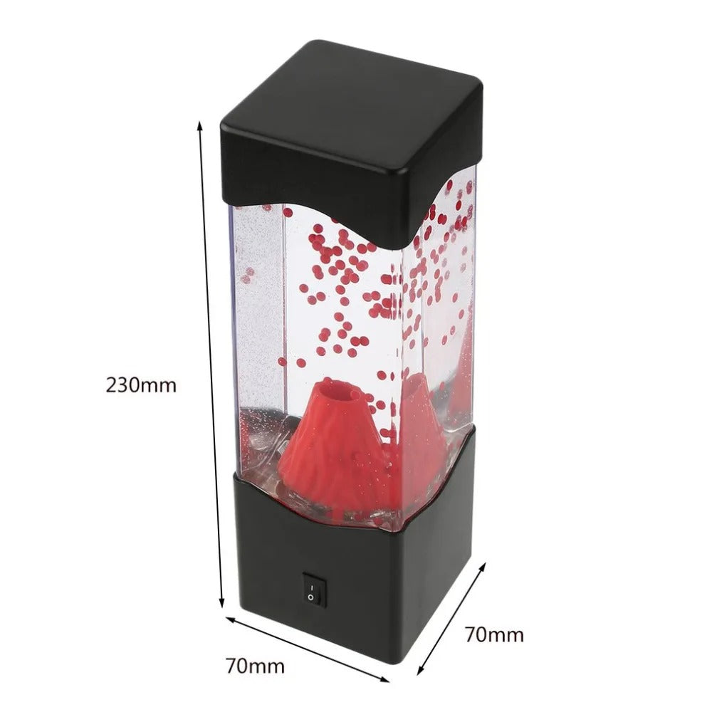 Lampe à Lave Volcan Rouge - Volcano