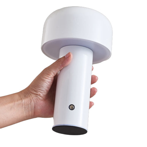 Lampe Champignon Portable Blanc