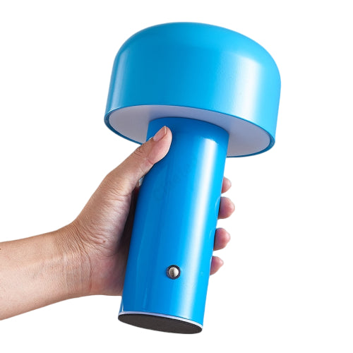 Lampe Champignon Portable Bleu