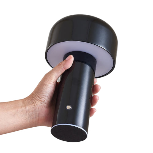 Lampe Champignon Portable Noir