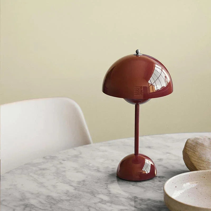 Lampe Champignon - Rouge - Rouge