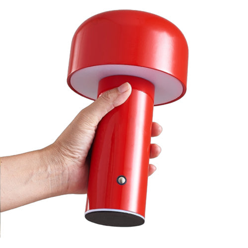 Lampe Champignon Sans Fil Rouge