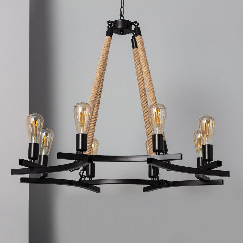 Suspension Corde et Métal Buibui