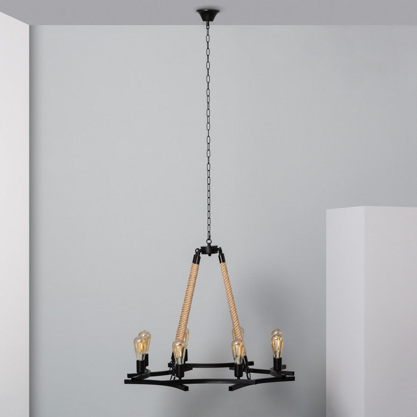 Suspension Corde et Métal Buibui