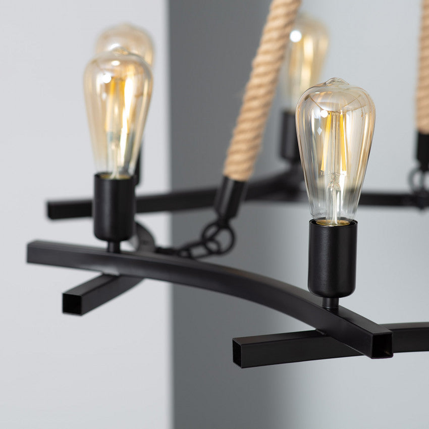 Suspension Corde et Métal Buibui