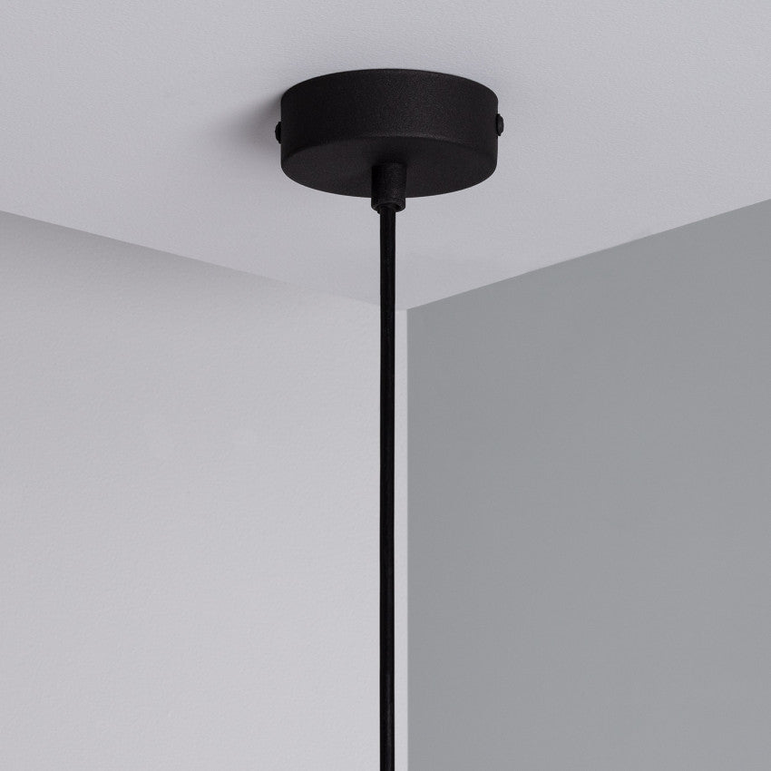 Suspension Design Métal et Verre Tivo 5 Spots