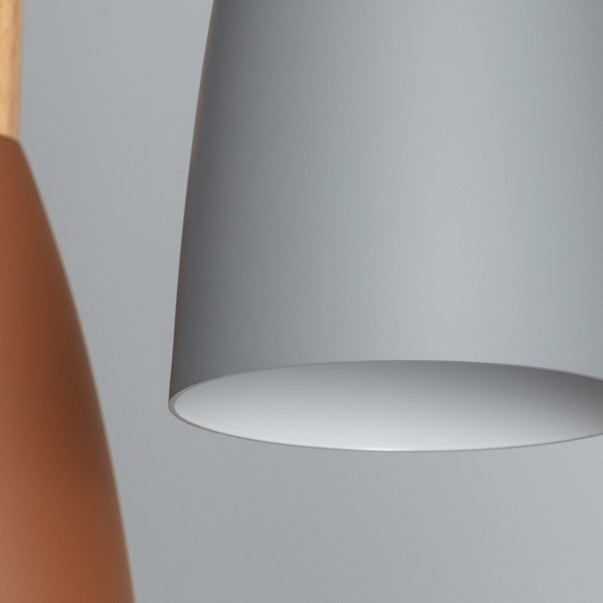 Suspension Métal et Bois Rain