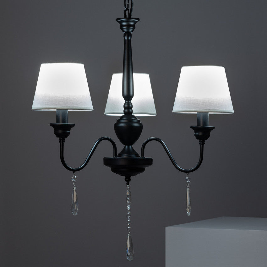 Suspension Metal and fabrics Zuri