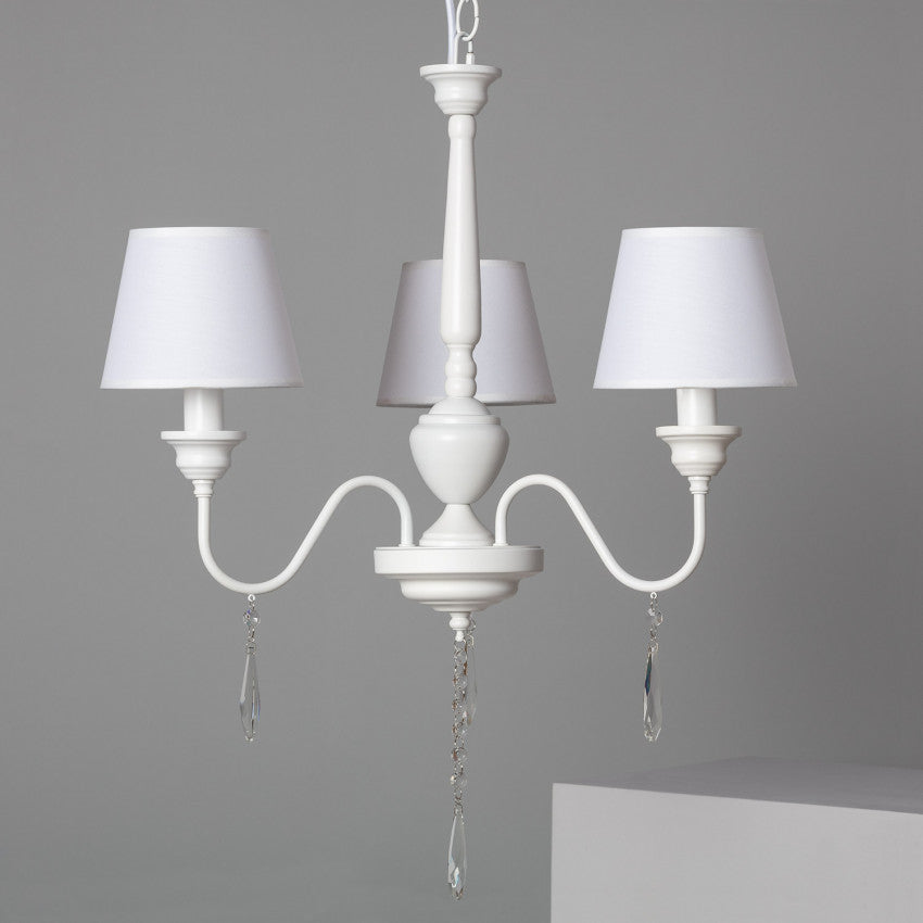 Suspension Métal et tissus Zuri