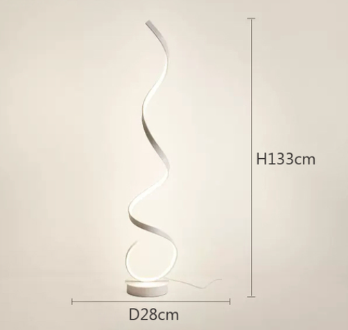 Luminaire sur pied LED flottant au design moderne