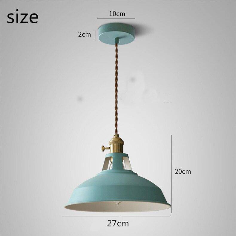 Suspension LED en métal coloré Loft