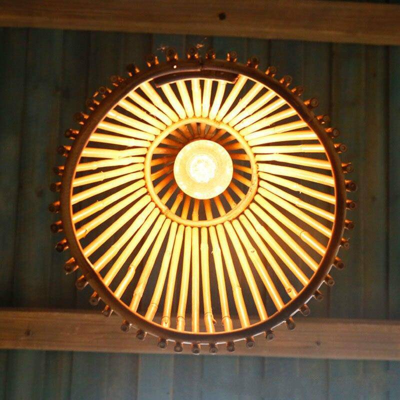 Suspension conique en bambou Asia