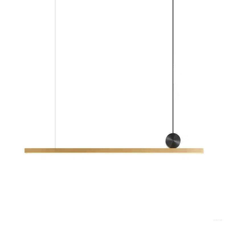 Suspension design LED en métal au style géométrique Rui