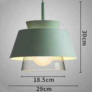 Suspension design à LED avec abat-jour en métal coloré Fly