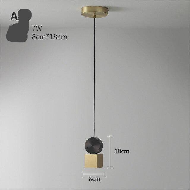 Suspension design LED avec abat-jour métal arrondi style Industriel