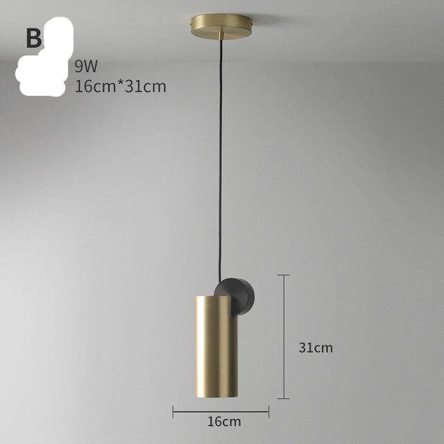Suspension design LED avec abat-jour métal arrondi style Industriel