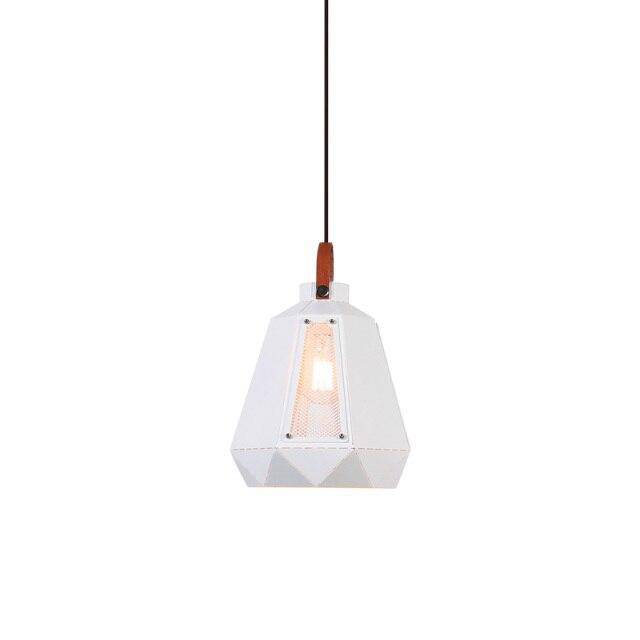 Suspension géométrique LED en métal fumé Light