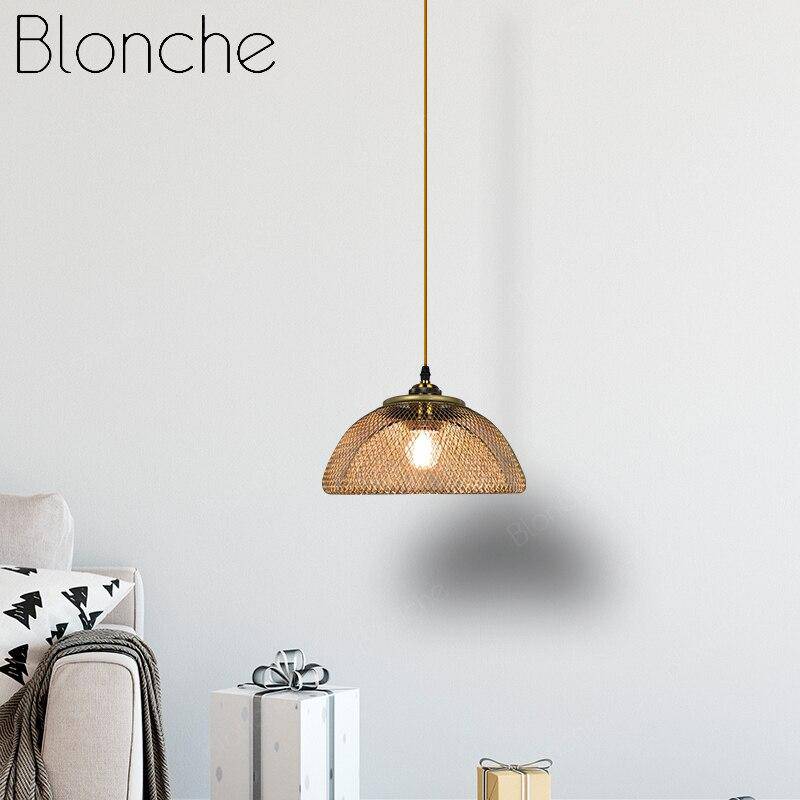 Suspension rétro LED en métal style industriel Hang