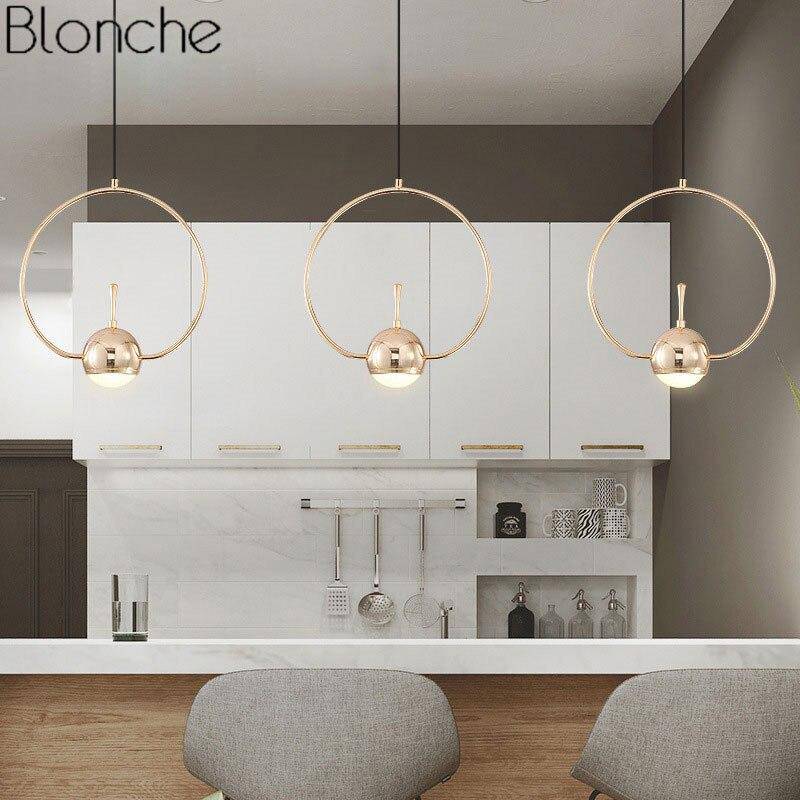 Suspension design LED en métal arrondie Loft