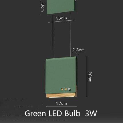 Suspension design LED avec abat-jour plat en métal coloré Art