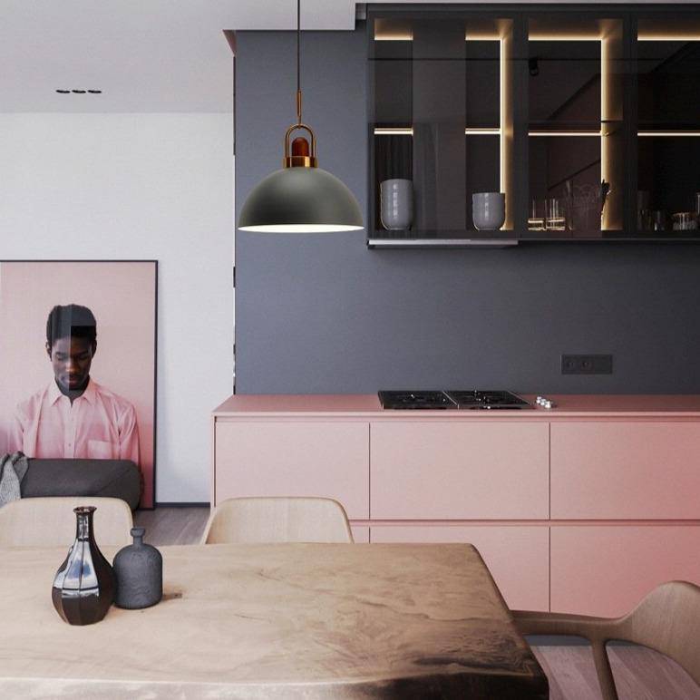 Suspension design LED en métal coloré Loft