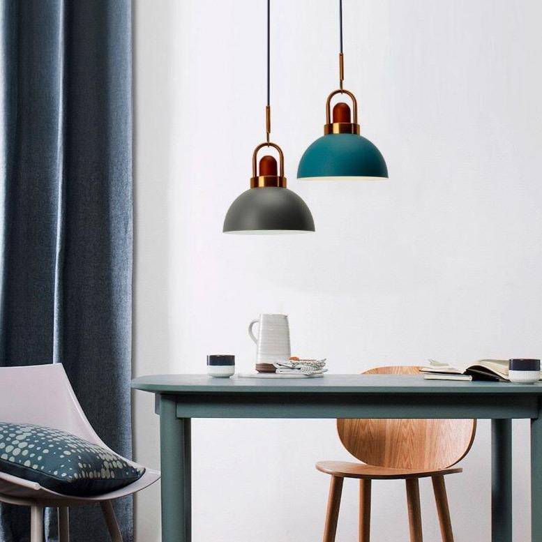 Suspension design LED en métal coloré Loft