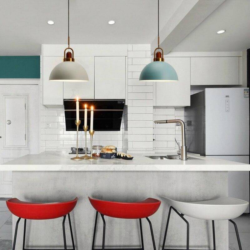 Suspension design LED en métal coloré Loft