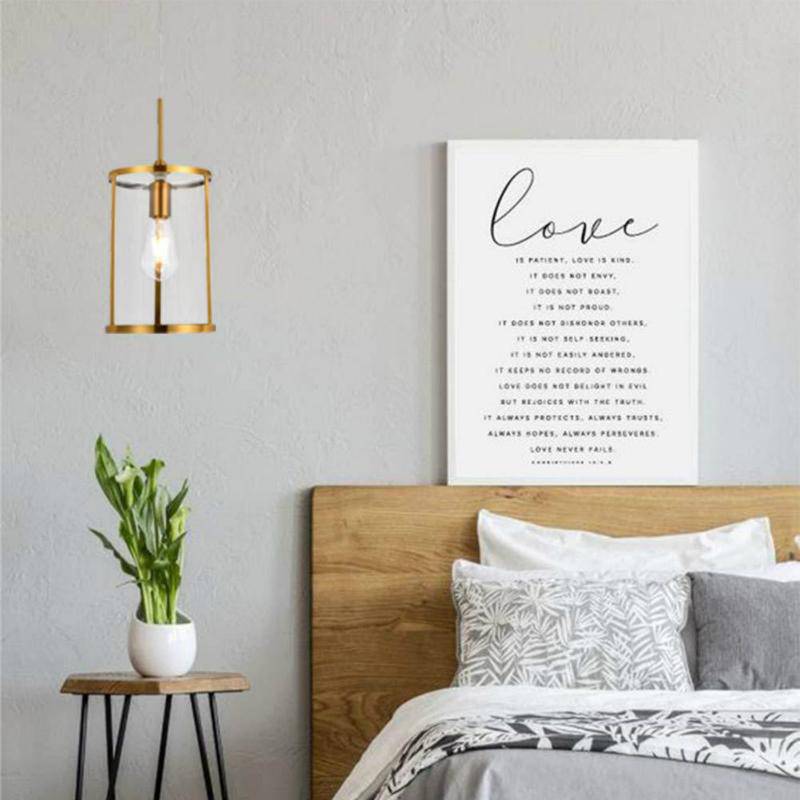 Suspension design LED en métal avec abat-jour cylindre en verre