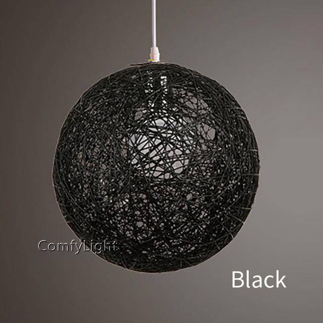 Suspension boule papier Wicker