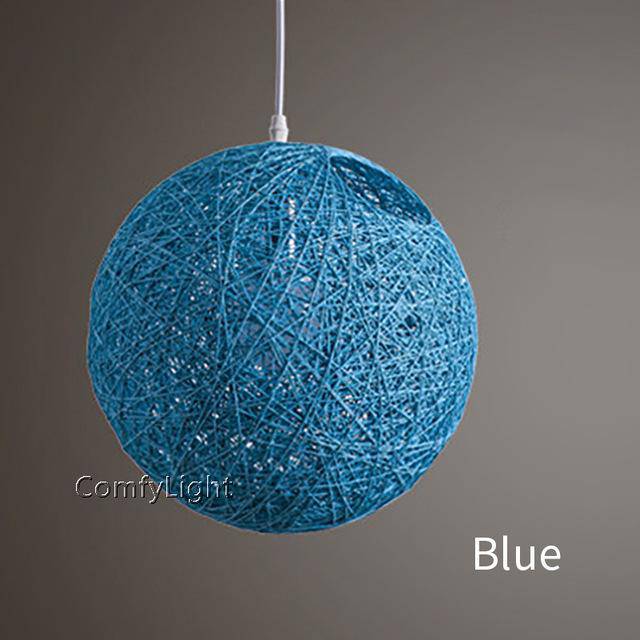 Suspension boule papier Wicker