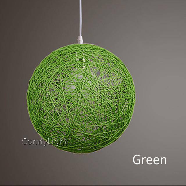 Suspension boule papier Wicker