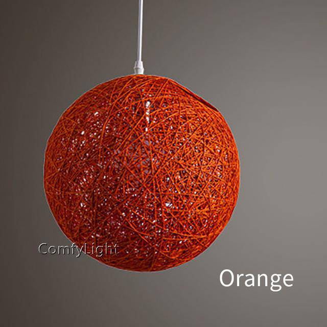 Suspension boule papier Wicker