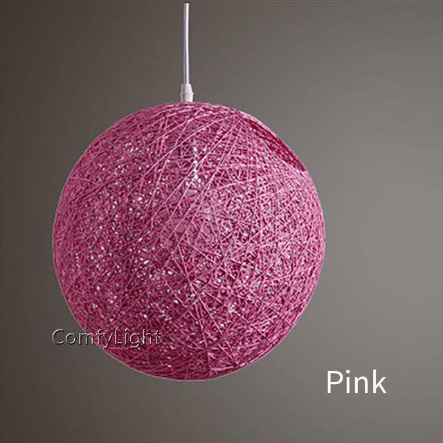 Suspension boule papier Wicker