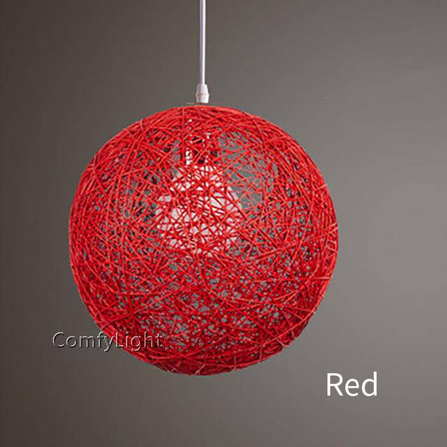 Suspension boule papier Wicker