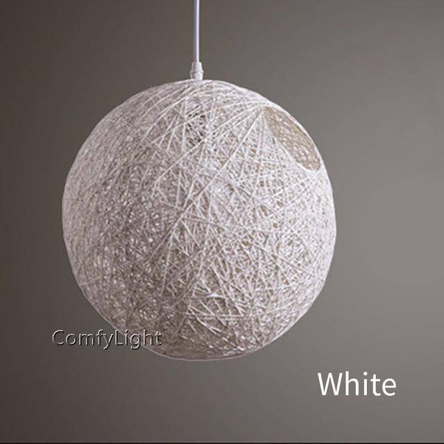 Suspension boule papier Wicker