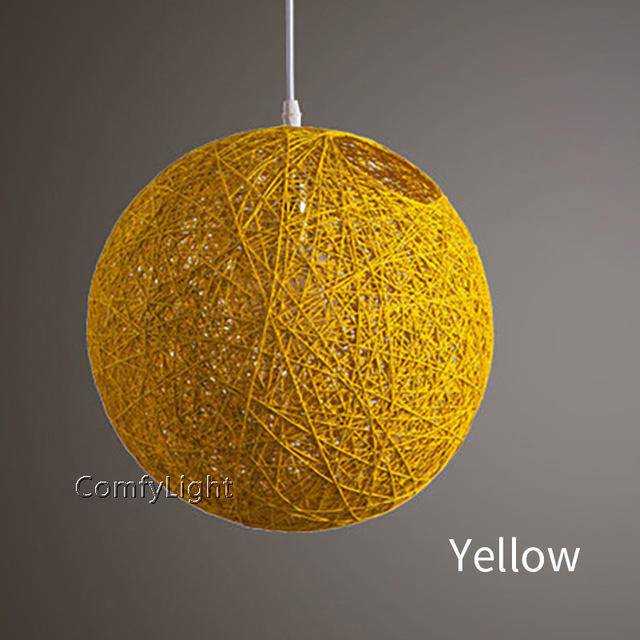 Suspension boule papier Wicker