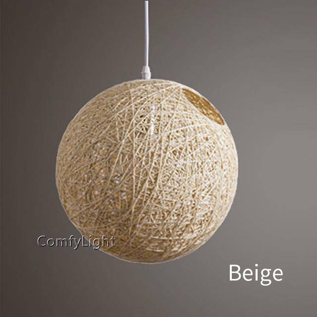 Suspension boule papier Wicker