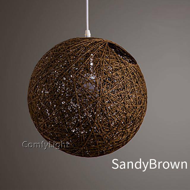 Suspension boule papier Wicker